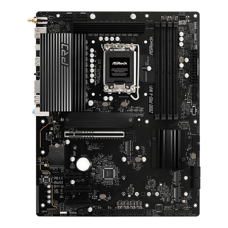 ASRock Motherboard – Wi-Fi 6E, USB-C, HD Audio