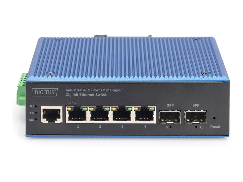 Digitus 4+2 Port Switch – Zuverlässige Netzwerklösung für extreme Bedingungen