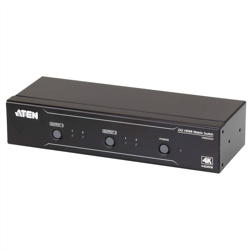 Aten HDMI Matrix Switch – 4K-Auflösung, 2 Eingänge/2 Ausgänge