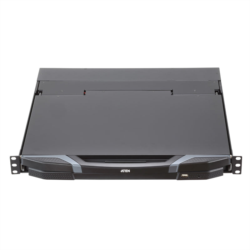 ATEN KVM-Konsole – 18.5" Bildschirm, HDMI/DVI/VGA-Anschlüsse