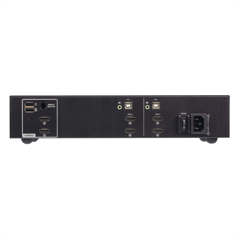 ATEN KVM-Switch – 2-Port HDMI, Dual-Display-Unterstützung