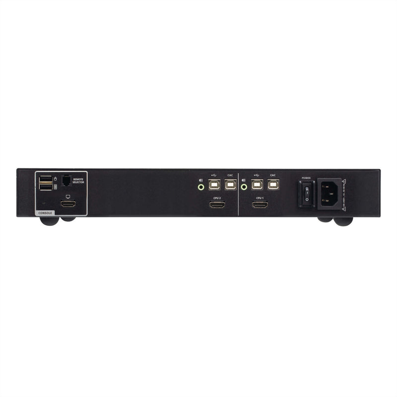 ATEN 2-Port HDMI KVM-Switch – 4K Video, USB-Anschlüsse