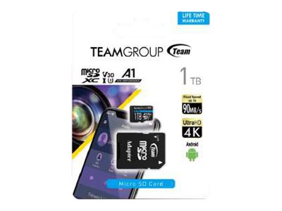 Team Group MicroSD-Karte – 1 TB Speicher, inkl. SD-Adapter
