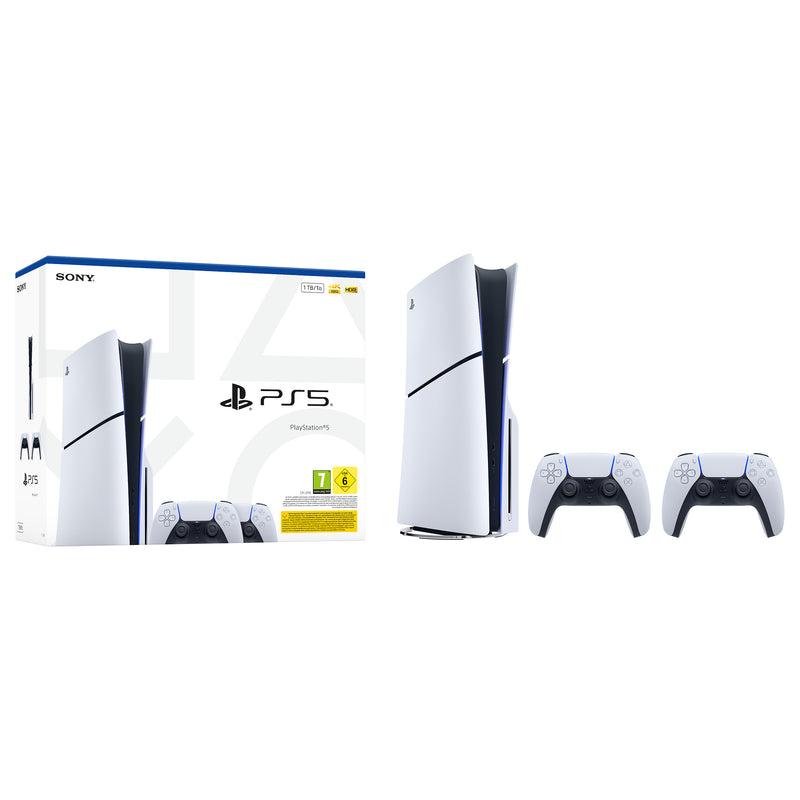 Sony PlayStation 5 – 1 TB SSD, inkl. 2 Controller