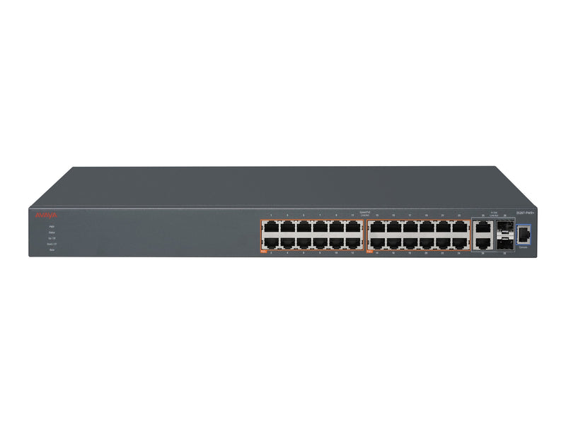 AVAYA Ethernet Switch – 24 PoE-Anschlüsse, Rack-montierbar