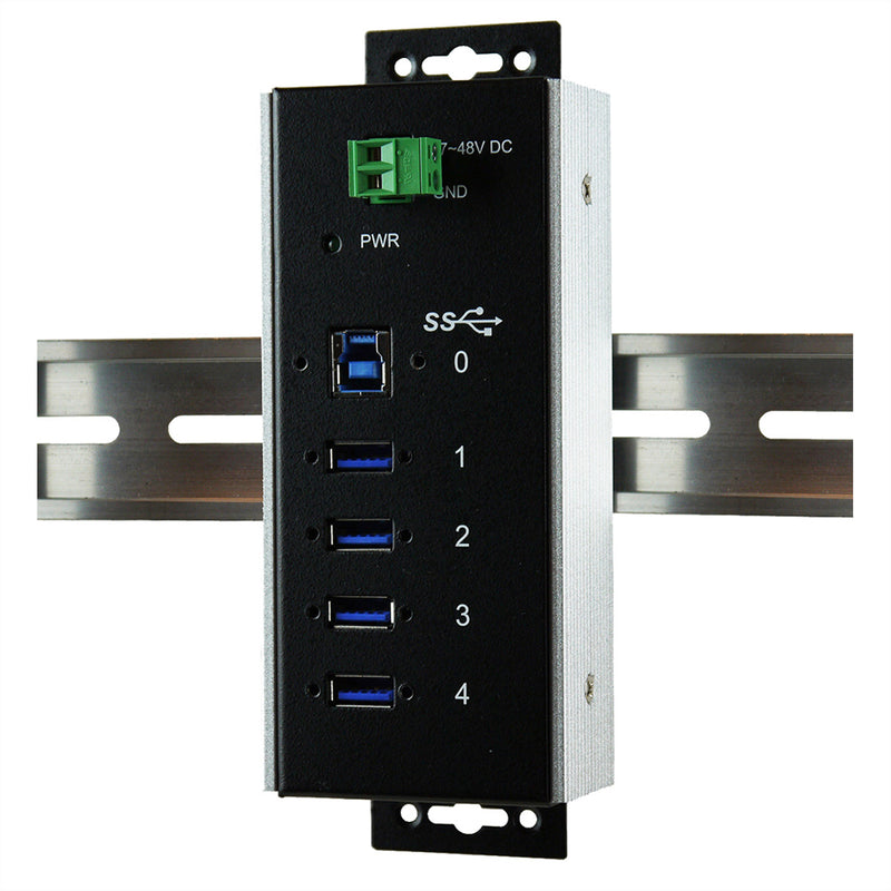 Exsys USB-Hub – 4 Ports, robust für extreme Temperaturen