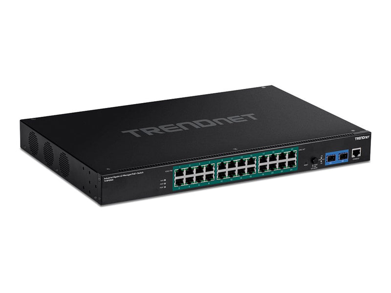 TRENDnet Rackmount Switch – 26 Anschlüsse, PoE+ für einfache Netzwerke