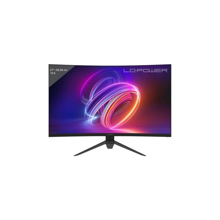 LC-Power 27" Monitor – Full HD, gebogenes Display