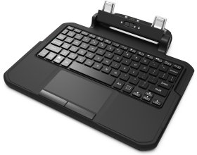 ZEBRA Tastatur – Touchpad & integrierter Griff, staub- und wasserabweisend