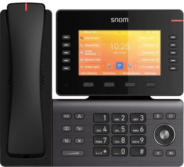 Snom IP-Telefon – WLAN, Anrufbeantworter