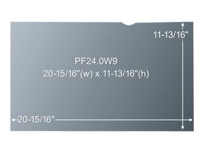 3M Blickschutzfilter – Für 24" Bildschirme, Kratzfest