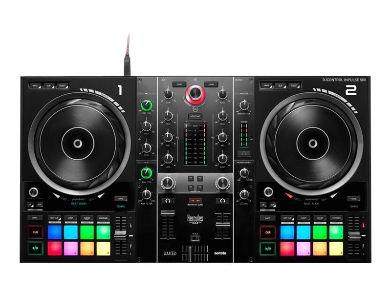 Hercules DJ-Controller – 2-Kanal, inklusive Software
