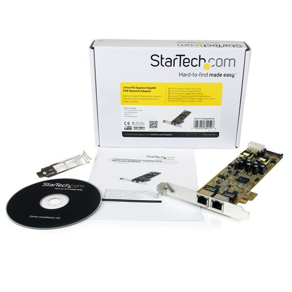 StarTech Dual-Port Netzwerkkarte – Gigabit Ethernet, PoE-Unterstützung