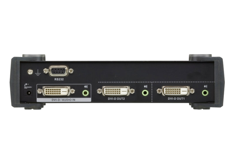 Aten Video-/Audio-Splitter – 2 DVI & 2 Audio-Anschlüsse