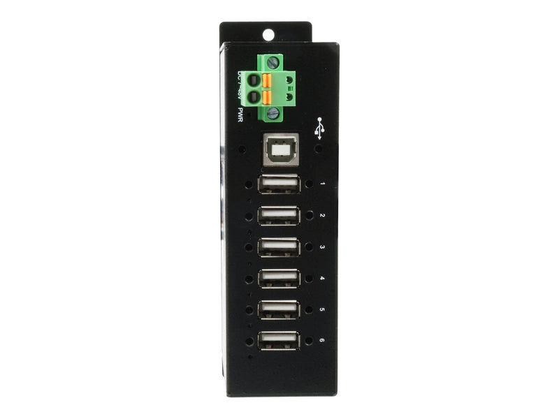 Exsys USB-Hub – 6 Ports, robustes Metallgehäuse