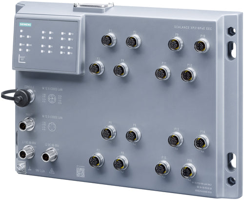 Siemens Netzwerk-Switch – 16 Ports, PoE-Unterstützung