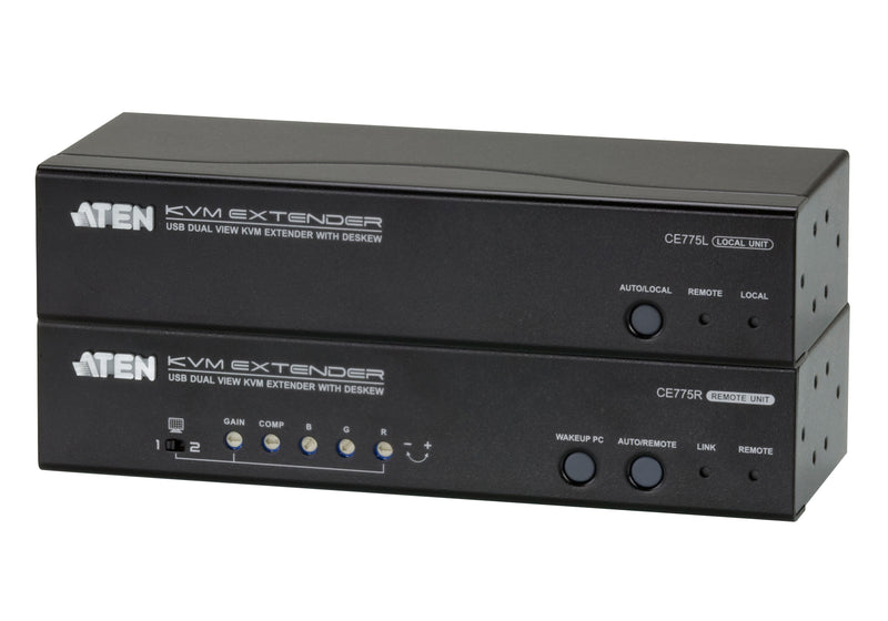 ATEN Konsolen-Extender – Dual View, bis 300m