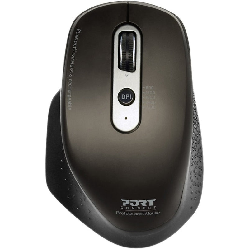 PORT Kabellose Maus – Wiederaufladbar, Bluetooth und USB-Empfänger