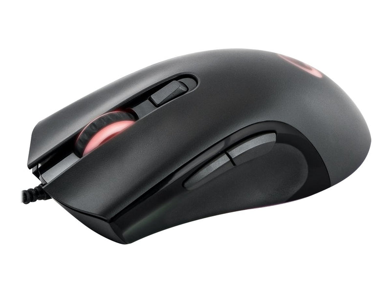 QPAD Gaming-Maus – Ergonomisch, 12.000 dpi, RGB-Beleuchtung