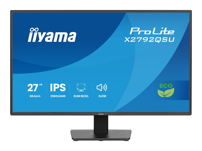 Iiyama 27" LED-Monitor – 2K-Auflösung, IPS-Display