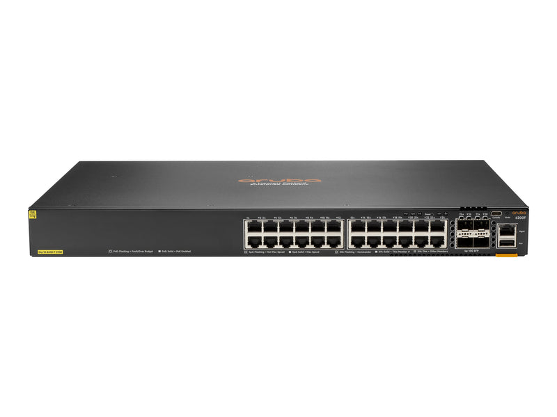 HPE Aruba Netzwerk-Switch – 24 Anschlüsse, Power over Ethernet