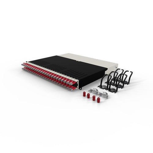 Patchbox Netzwerkkabel – 0,8 m, Cat6a, rot