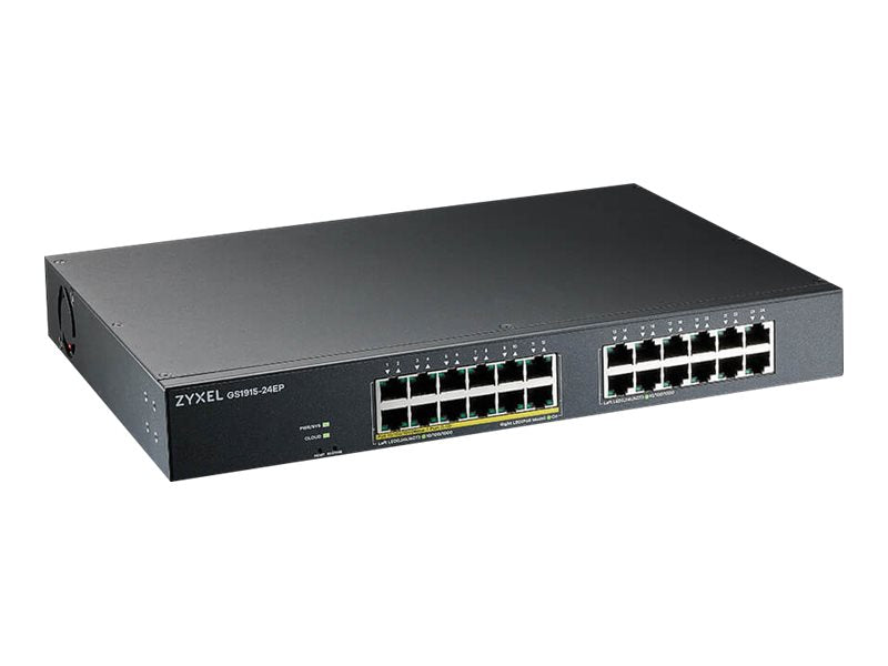 ZyXEL 24-Port Smart Switch – Gigabit Netzwerk, PoE-Unterstützung