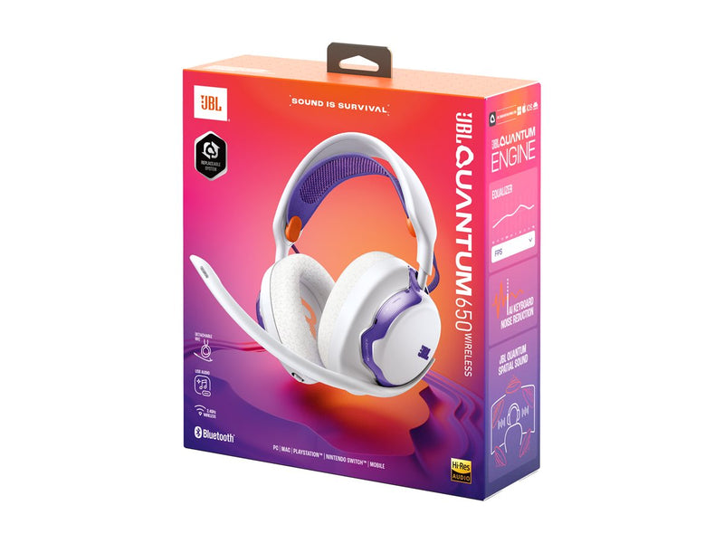 JBL Quantum 650 Gaming-Headset – Kabellos mit Memory-Schaumstoff
