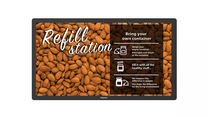 Philips 25" E-Paper Display – Android, für Digital Signage