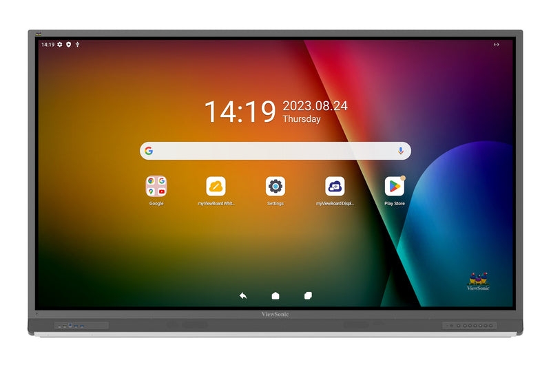 ViewSonic 65" Interaktives Display – Touchscreen, 8-Mikrofonarray