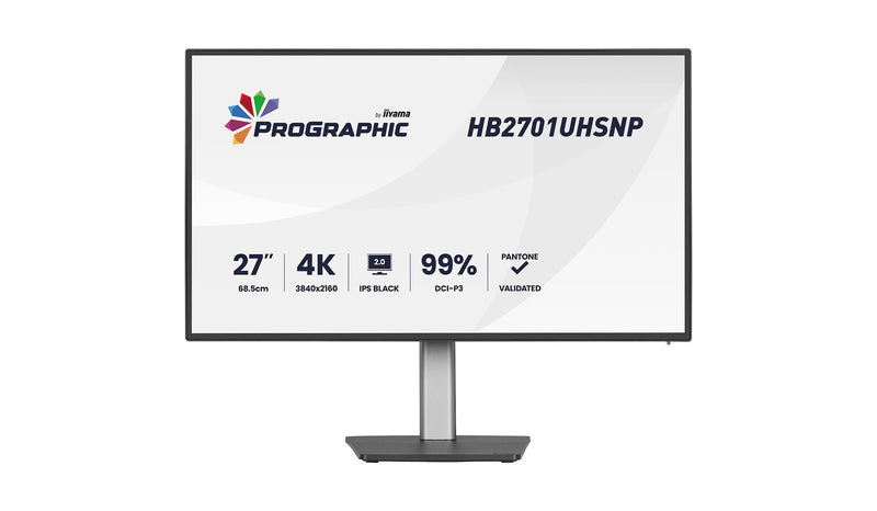 Iiyama 27" LED-Monitor – 4K-Auflösung, USB-C-Anschluss