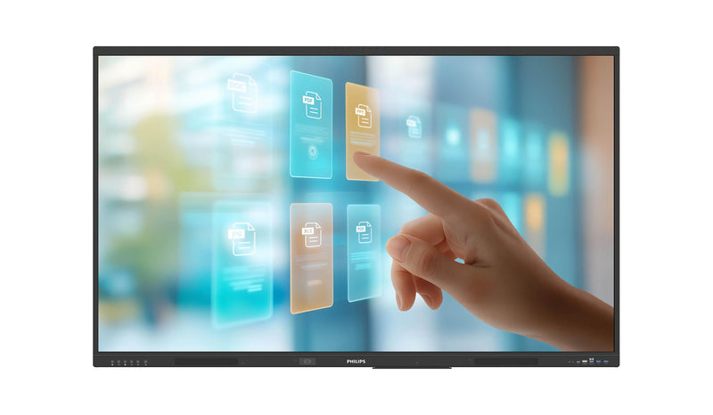 Philips 75" 4K Display – Lebendige Farben, Multi-Touch