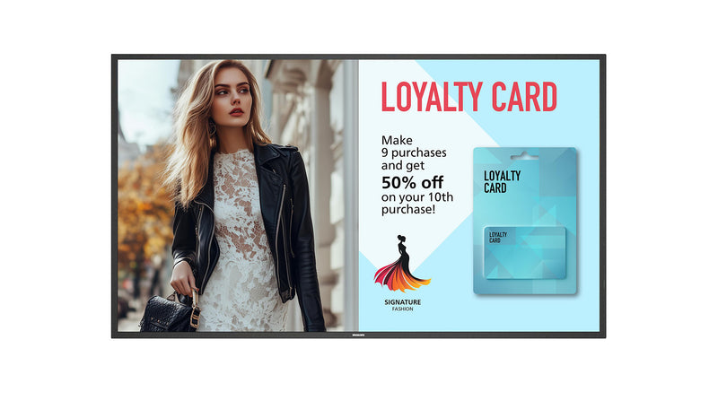 Philips 65" Display – 4K UHD für Digital Signage