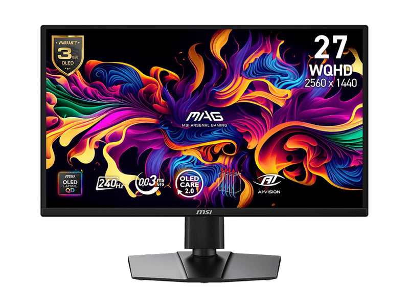 MSI 27" Monitor – 2K-Display, Augenschonend