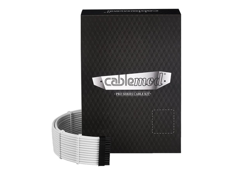 Cablemod Stromkabelkit – ModMesh Sleeving, Weiß