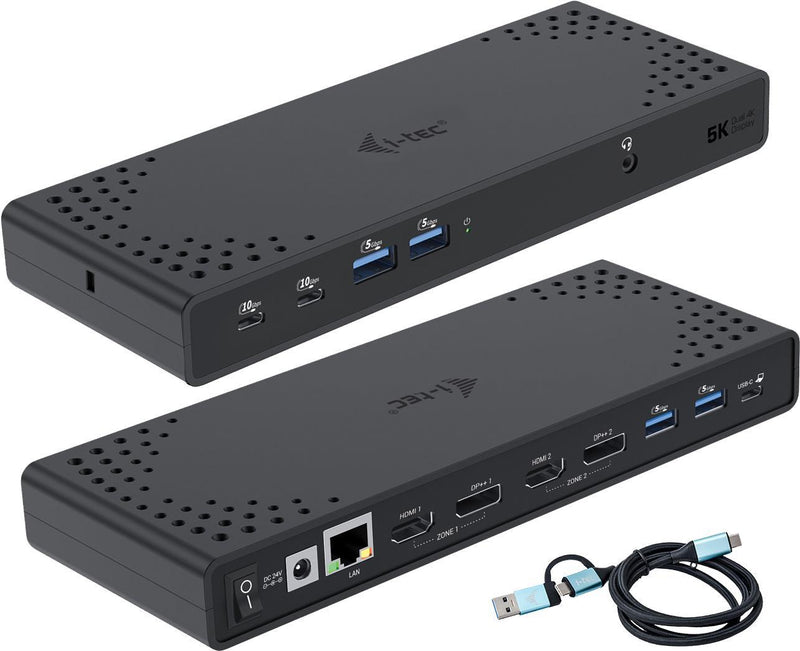 I-tec Dockingstation – USB-C, Thunderbolt 3, Dual 4K-Display