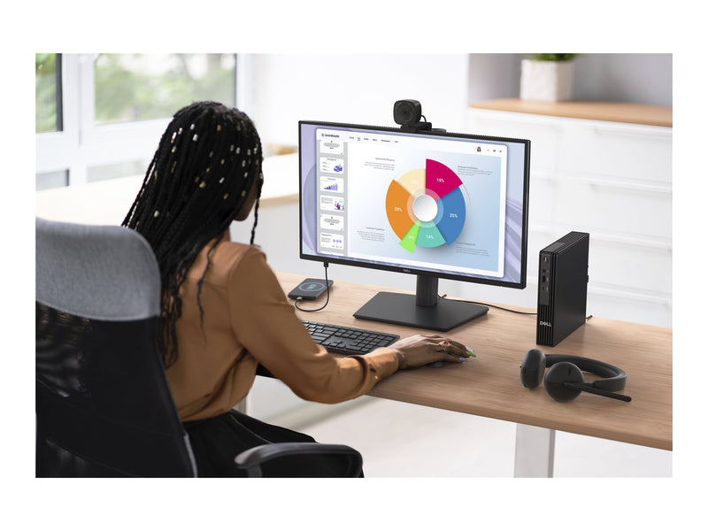 Dell 22" LED-Monitor – Full HD, USB-C-Hub