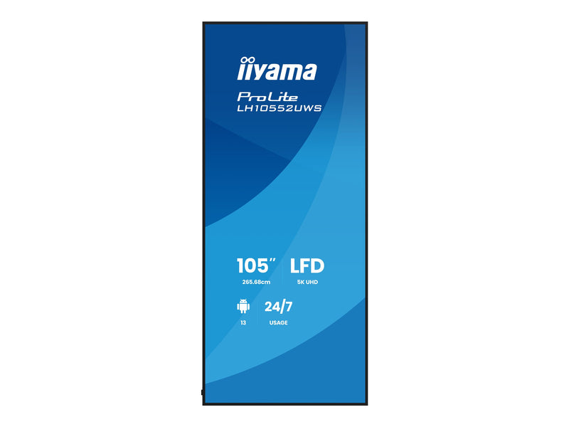 Iiyama 105" Display – 5K-Auflösung, integrierter Mediaplayer