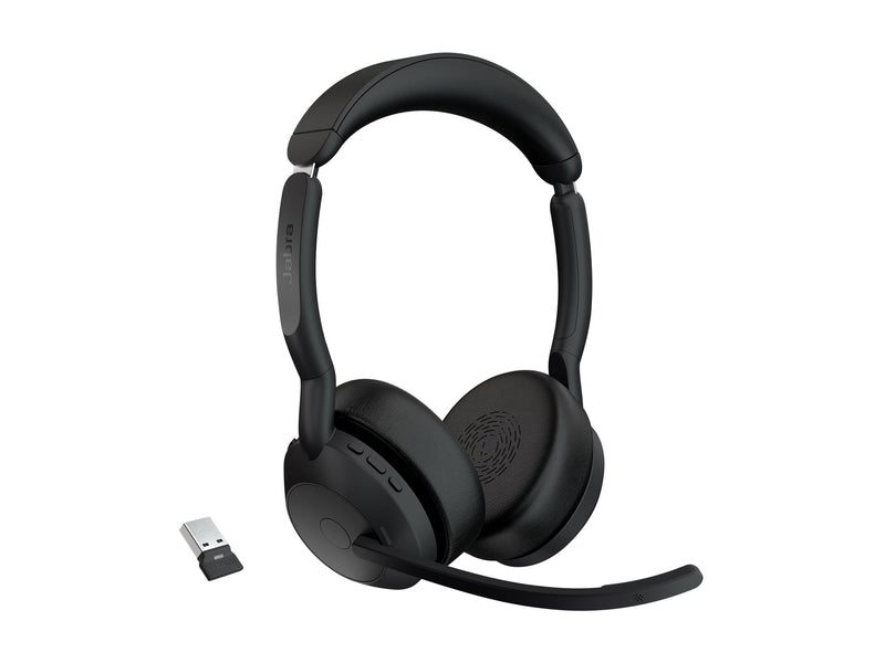 Jabra Evolve2 55 Headset – Kabellos, Bluetooth, USB-A