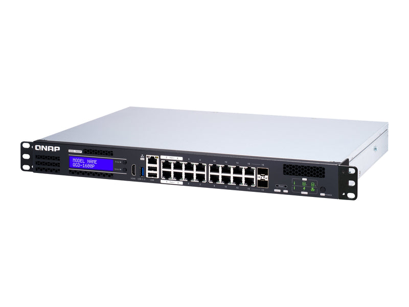 QNAP Netzwerk-Switch – 16 PoE-Ports, virtuelle Maschinen-Unterstützung