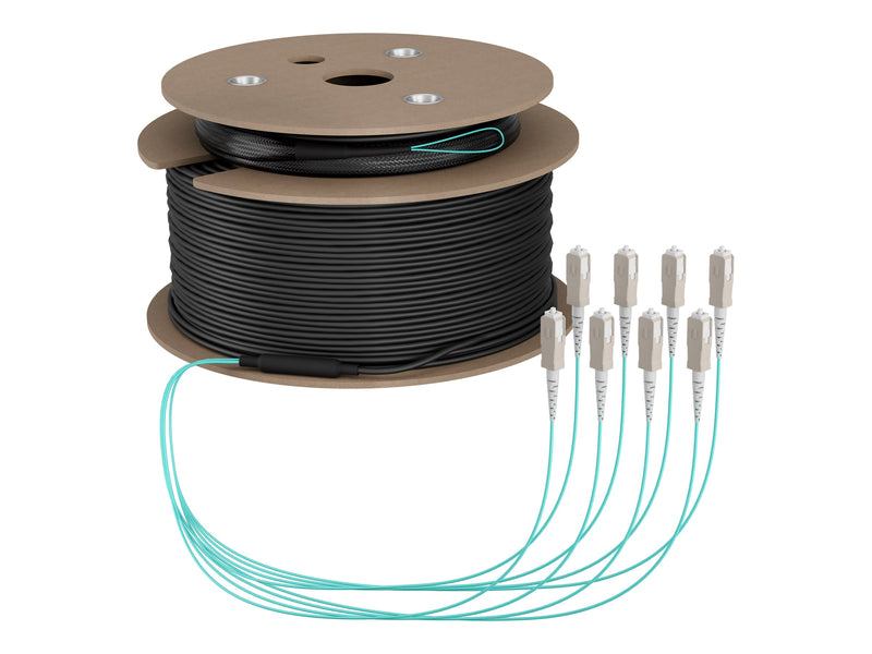 EFB Elektronik Glasfaser-Trunkkabel – 130m, schnelle Datenübertragung