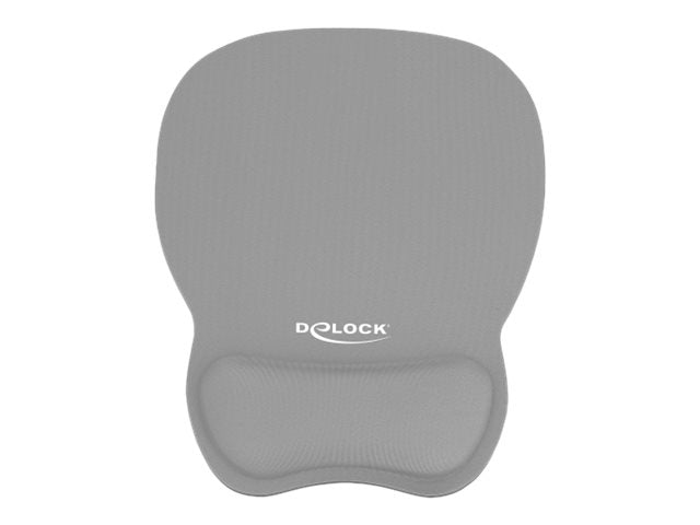 DELOCK Mauspad – Ergonomisch mit Handballenauflage
