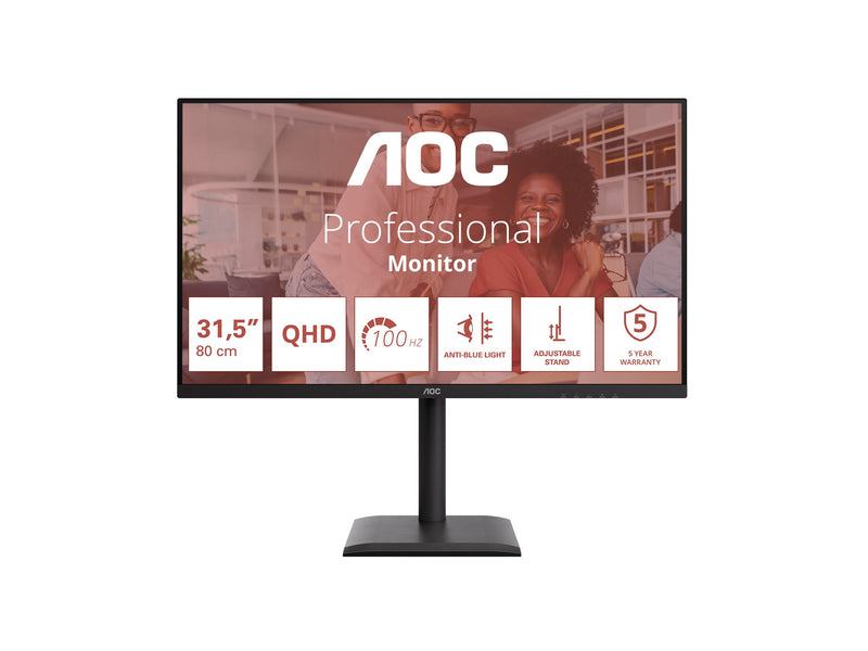 AOC 32" LED-Monitor – QHD, IPS-Display