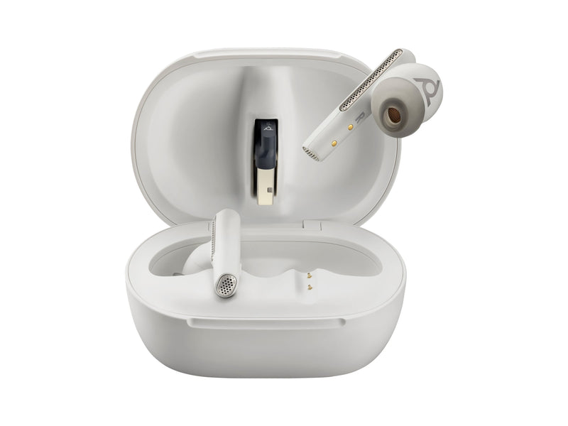HP Poly Voyager Free 60+ Earbuds – Kabellos mit Touchscreen Ladecase