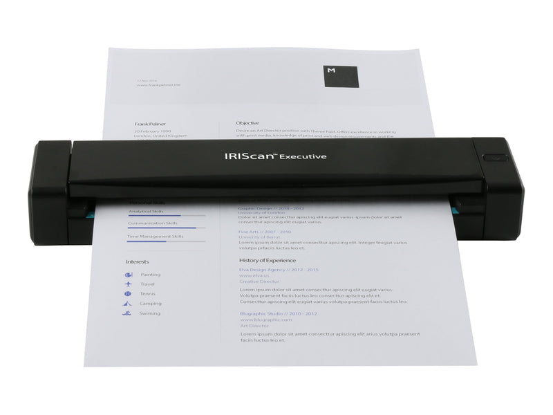 Iris Mobiler Scanner – Leicht, USB-Anschluss, Duplex-Scannen