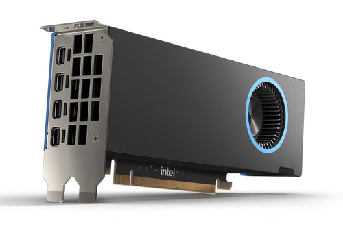 Intel Arc Pro Grafikkarte – 16 GB Speicher, 4 Displays