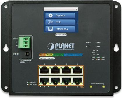 Planet Technology Netzwerk-Switch – 8 Ports, Energieübertragung