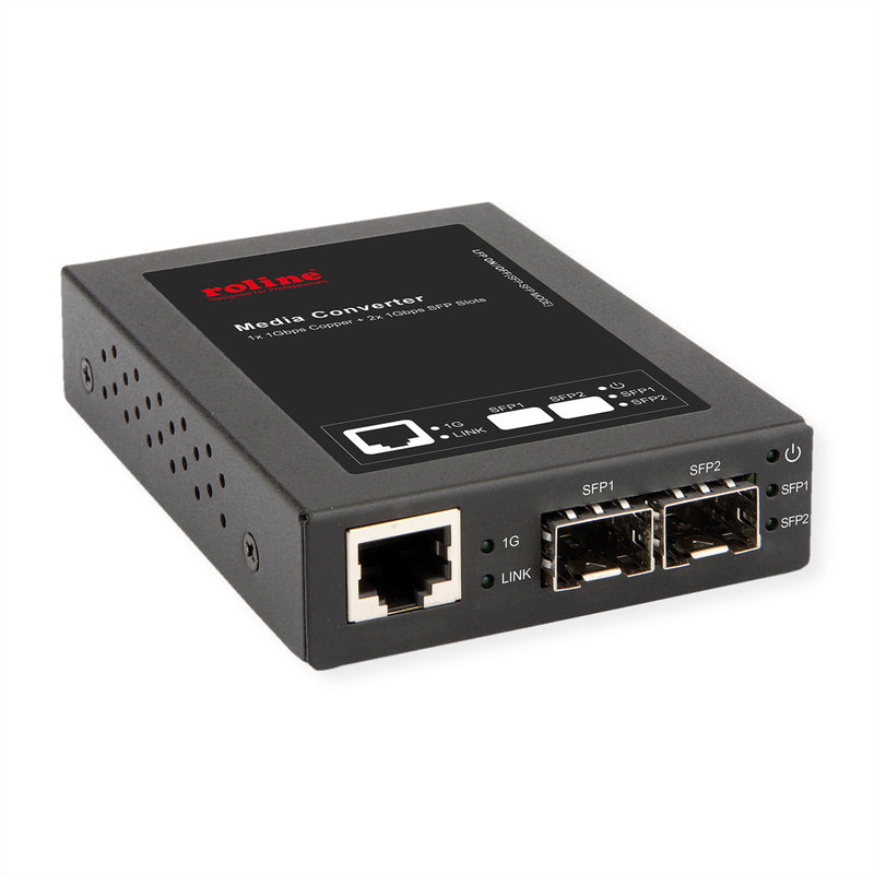 ROLINE Netzwerk-Konverter – RJ45 zu miniGBIC, 1 Gbps