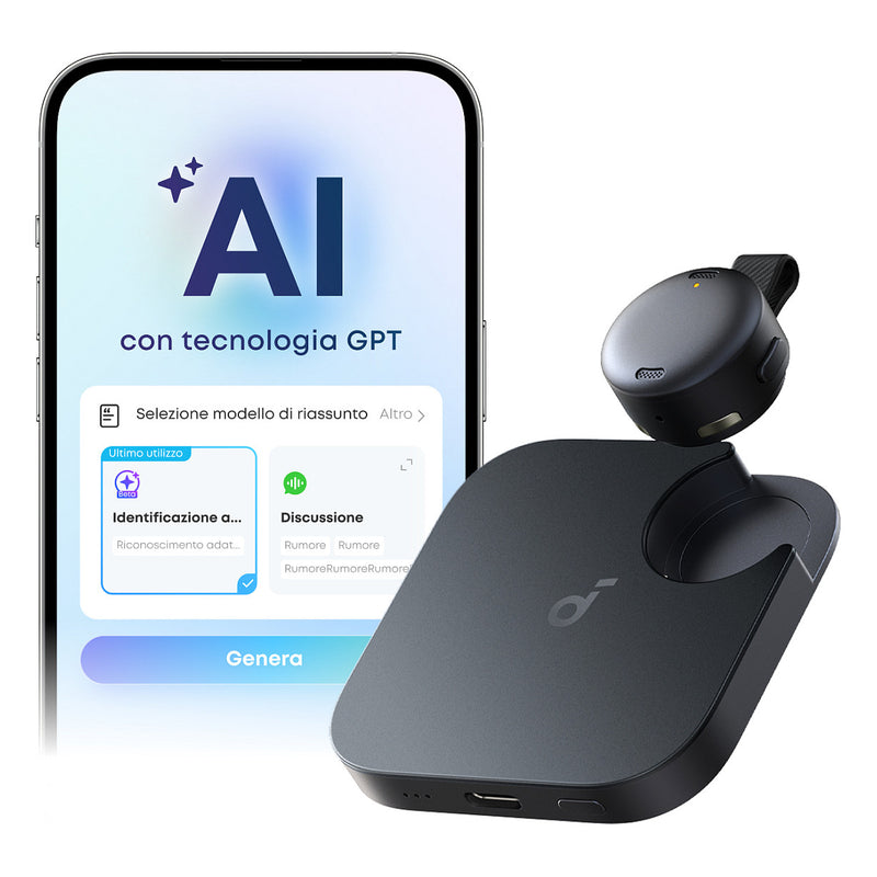 Anker Soundcore Work – Voicerecorder mit Dual-Mikrofon und Bluetooth