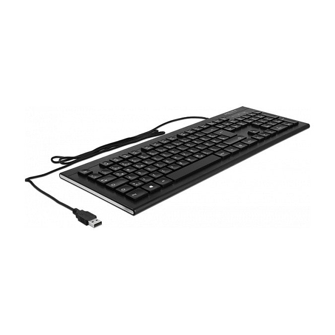 DELOCK USB-Tastatur – Deutsche QWERTZ, Multimedia